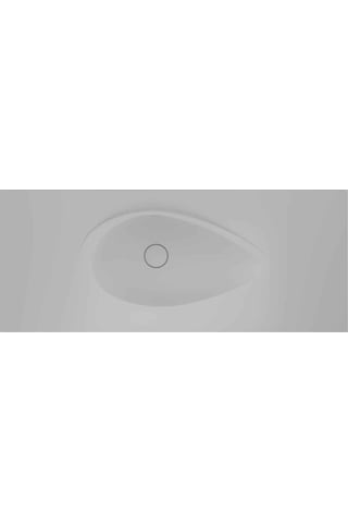 Real Stone Avocado Etajerli 90x50 Beyaz Granit Banyo Lavabosu Beyaz