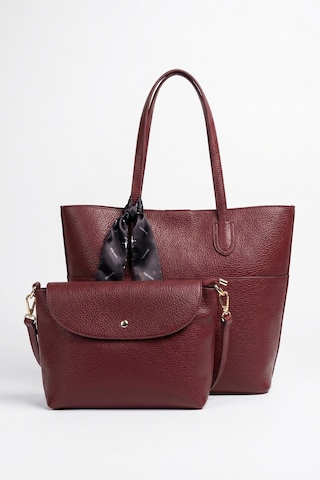 Luvishoes 1509 Bordo Floter Kadın Omuz Çantası