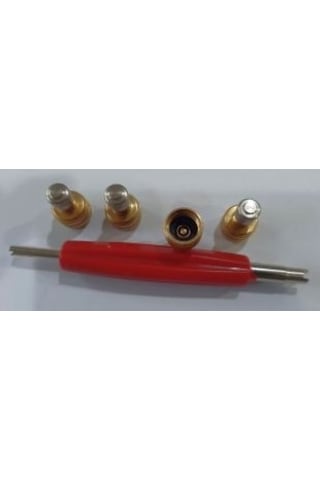 İş Makinası Lastik Sibop Adaptörü, Benzinlikte Kolay Hava Basma