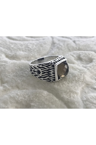 Sultanit Taşlı 925 Ayar Erkek Gümüş Yüzük