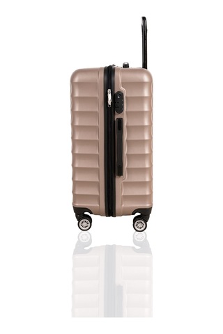 Polo&Sky Petek Model Gold Renk Orta Boy Valiz Bavul Altın