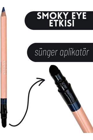 Dora Joy Smoky Sünger Aplikatörlü Göz Kalemi 04 Lacivert