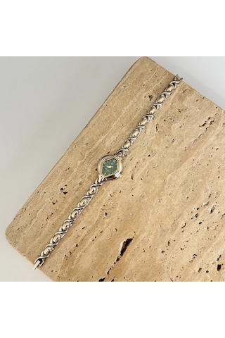 Velinor Silver Yeşil Saat