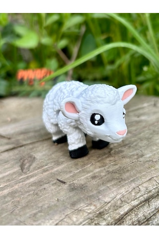 Kuzu Oyuncak 3d Hareketli Organik Oyuncak Vip Model- Orta Boy