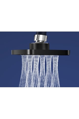 Besthome1 Kompakt Tasarım Yüksek Basınçlı Duş Başlığı - Su Tasarruflu Ultra İnce Hava Girişi Teknolojisi İle Canlandırıcı Duş D Gümüş