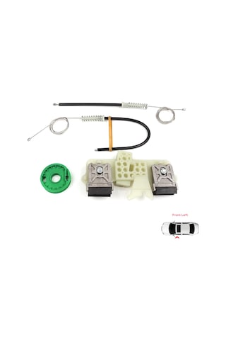 Ford Fiesta Mk5 2001-2008 4/5 Kapı İçin Ön Sol Cam Kriko Seti