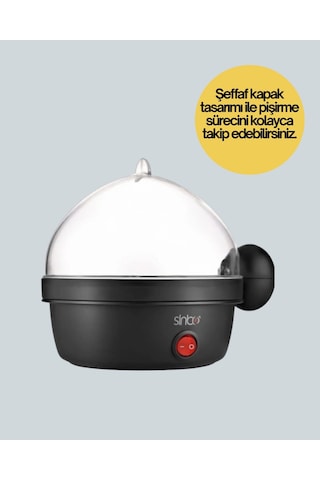 Bay Otomatik Kapanma Özellikli Yumurta Pişirme Makinesi 7 Kapasiteli Najmaddin Standart