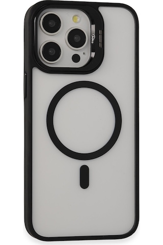 Joko iPhone 14 Pro Kılıf Roblox Lens Magsafe Standlı Kapak Glblseme - 1 - Siyah