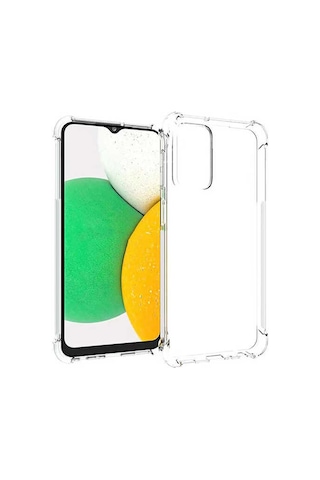 Galaxy Uyumlu A23 Kılıf Uzrm Nitro Anti Shock Silikon - Renksiz Renksiz