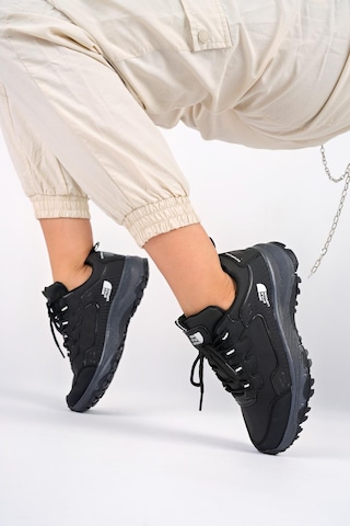 Muggo North Unisex Garantili Trekking Outdoor Ayakkabı Siyah-Siyah
