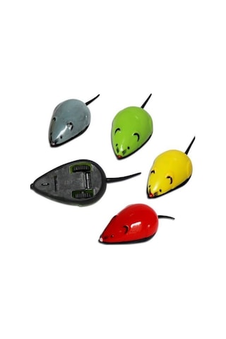 Çek Bırak Renkli Hareketli Fare Premiım 9 3.5 3cm Karışık Renklerde 1 Adet