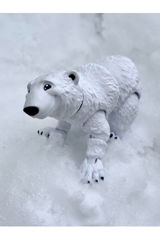 Kutup Ayısı 3d Hareketli Organik Oyuncak - Büyük Boy Vıp Versiyon