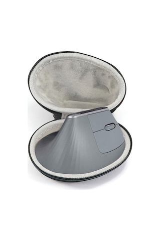 Moveevo Logitech Mx Vertical İçin Ergonomik Kablosuz Mouse Taşıma Çantası - Eva Sert Kılıf, Siyah-gri, Taşımada Koruma Siyah