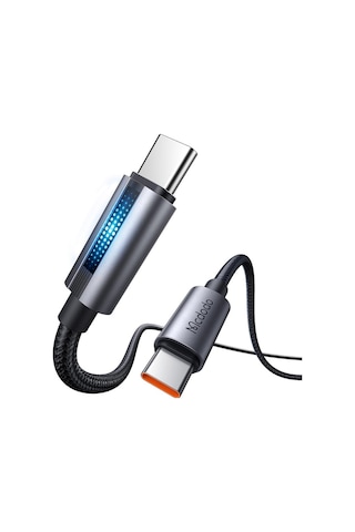 Mcdodo CA-5740 100 W Type-C To Type-C Hızlı Şarj Kablosu 1.2 M Siyah