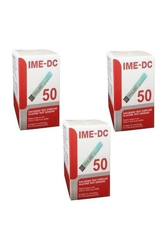 Ime-Dc Seker Ölçüm Strip Çubuğu 150 Adet