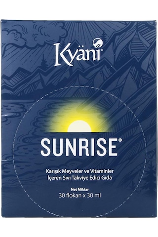 Kyani Sunrise Kutusu 30 ML 30 Adet