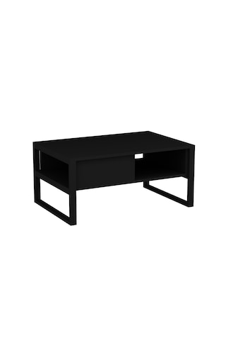 İsti Metal Ahşap Orta Sehpa