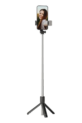 Polosmart Psm137 Işıklı Uzaktan Kumandalı Tripod Siyah
