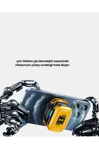 Tec Teknolojili Telefon Soğutucu Yüksek Verimli Ve Oyun Konsantrasyonlı Najmaddin