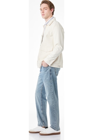 Koton Pamuklu Normal Bel Vintage Straight Jean Pantolon Petrol 6sam40263nd