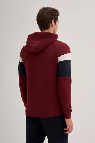 Cazador 5168 Erkek 3 İplik Sweatshirt Bordo