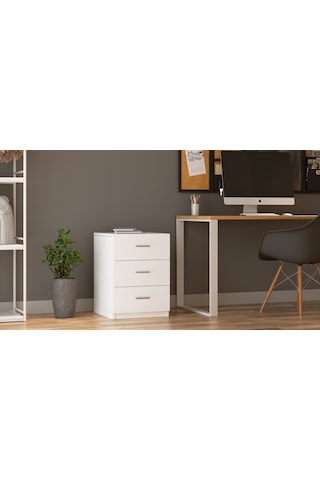 Robin Home Verona C Ofis 3 Lü Keson Beyaz