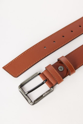 AC&Co / Altınyıldız Classics Erkek Taba Casual Suni Deri Kemer Taba