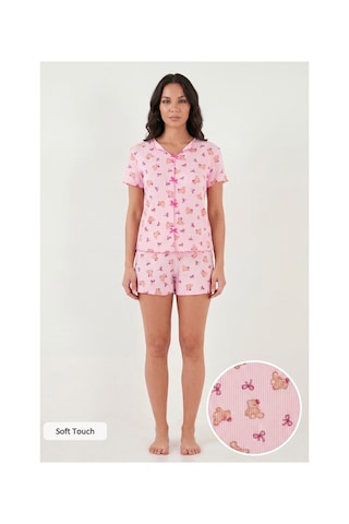 Lela Bayan Pijama Takımı 65770837 Pembe