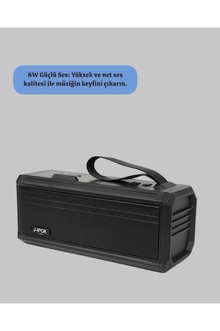 Taşınabilir J-ıpox P520 1200 Mah Bluetooth Hoparlör Mikrofonlu