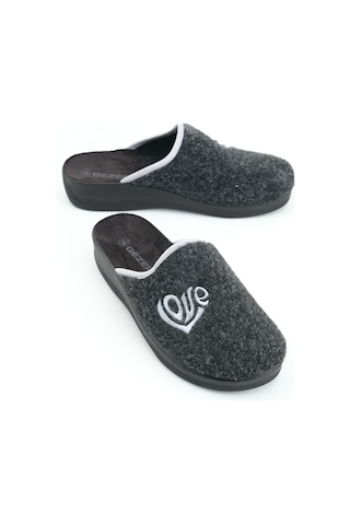 Gezer Kışlık Yüksek Taban Kadın Ev Terlik Gt1kzm.15446.01.2d4.0c Antrasit