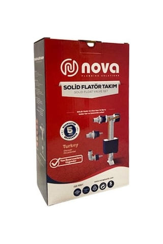 Nova 4726 Solid Flatör Takımı Beyaz - Mavi