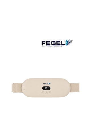 FG-N04 Akıllı Isıtmalı ve Titreşimli Bel - Karın Masaj Kemeri - Beyaz