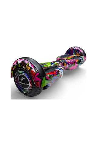 Elektrikli Kaykay Hoverboard Bluetooth Hoparlörlü RS-S5 Grafiti Mix