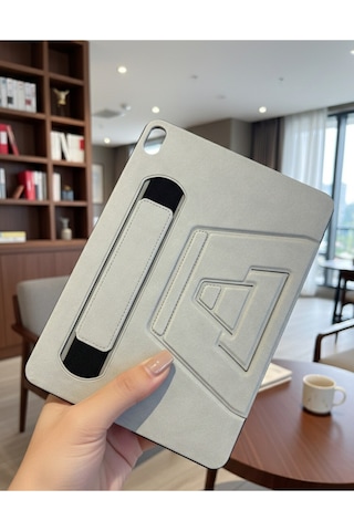 İpad Air 11 Inch M2 M3 Çip Air 4. /5. /6. Nesil 10.9inç Uyumlu Tutamaçlı Standlı Deri Tasarım Kılıf Arka Kapak