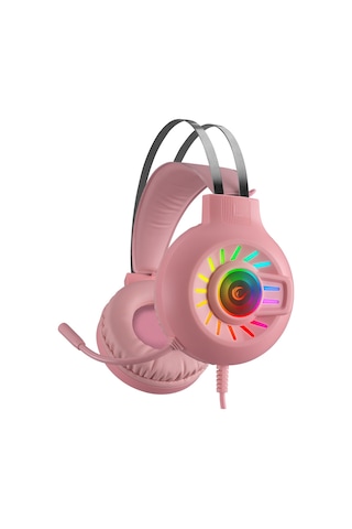 Rampage RM-K44 Zengibar 7.1 Surround Mikrofonlu RGB Kulak Üstü Oyuncu Kulaklığı