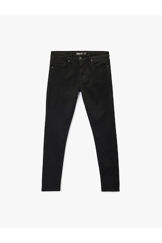 Koton Pamuklu Normal Bel Skinny Fit Jean Pantolon - Michael Jean Siyah 6wam40218nd Siyah