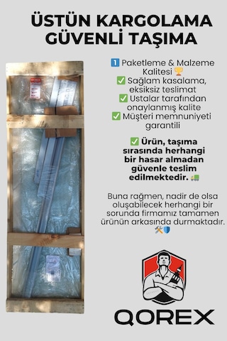 Ustaduş - Qorex Marka - Siyah - 6 Mm Temperli Kum Cam Duşakabin H:190 Özel Seri Krom Aksesuar 9 Diğer