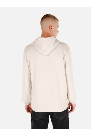 Colin's Colins Normal Kesim Kapüşonlu Baskılı Bej Erkek Sweatshirt Cl1069832 Lıght Beıge