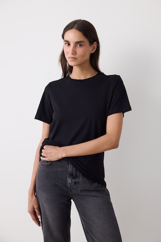 Penti Siyah Basic Regular Fit Tişört