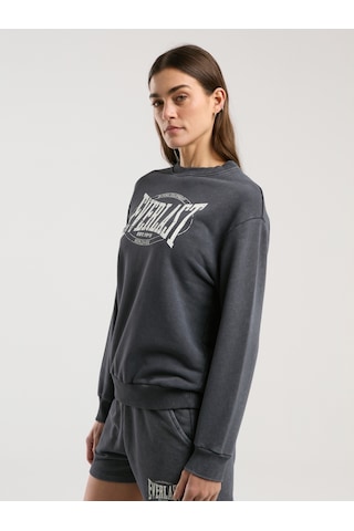 Everlast Authentic Boxing Wmn Antrasit Kadın Sweatshirt Antrasit
