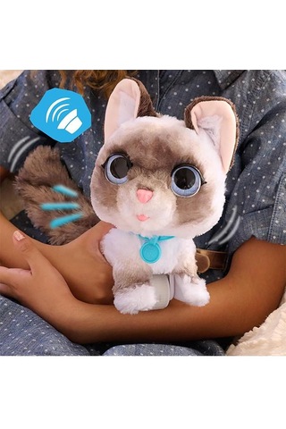 Hasbro Furreal Wag A Lots İnteraktif Peluş Kedi 20 Cm 28059 Çok Renkli