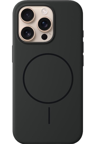 Bikapak Magsense Apple Uyumlu iPhone 16 Pro Siyah Kapak Siyah