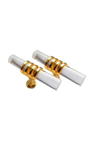 Epoksi Tepsi Kulpu Cam Kulp T Model 2 Adet Gold