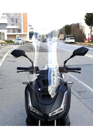 Motocam Salcano Wind 150 Ön Cam 2023-2026 Model 68cm Şeffaf Renkli 4mm