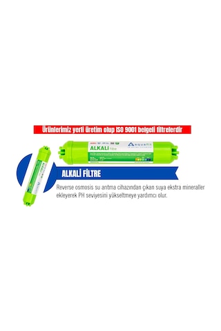 Aquafit Alkali Filtre Su Arıtma Cihazı Filtresi Tüm Cihazlarla Uyumludur Diğer