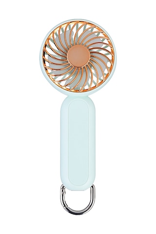 Kangvka Usb Şarjlı Cepli Mini Fan, Taşınabilir Dağcı Kanca, 3 Renk Seçeneği, 1200mah Pil, 130g, A217 Yeşil Zümrüt Rengi