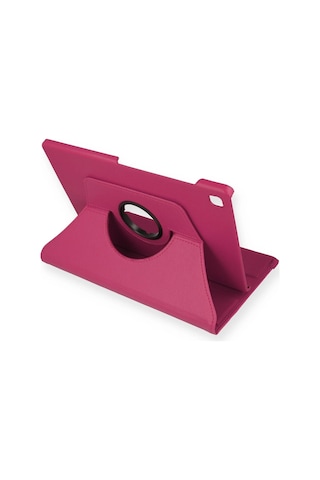 Gld-spt- Newface Samsung Uyumlu Galaxy P610 Tab S6 Lite 10.4 Kılıf 360 Tablet Deri Kılıf - Pembe