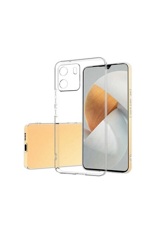 Rba Aksesuar Vivo Y15s Kılıf Rba Kamera Korumalı Süper Silikon Kapak - Renksiz Çok Renkli