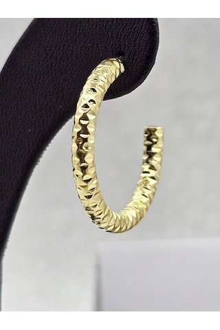 Xuping Burma Model Gold Renk Çelik Küpe Altın
