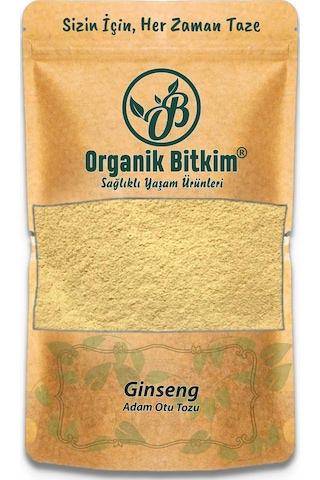 Organik Bitkim Ginseng Adam Otu Toz 100 G